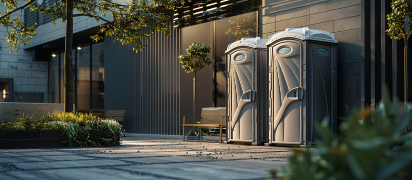 Clean portable restrooms